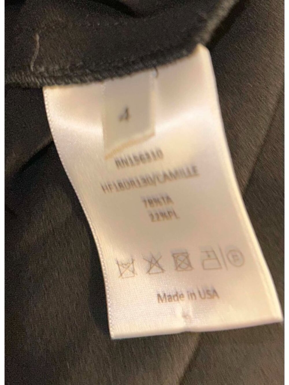 NWT $995 Hiraeth Camille Dress Black White Size 4 - Picture 6 of 7
